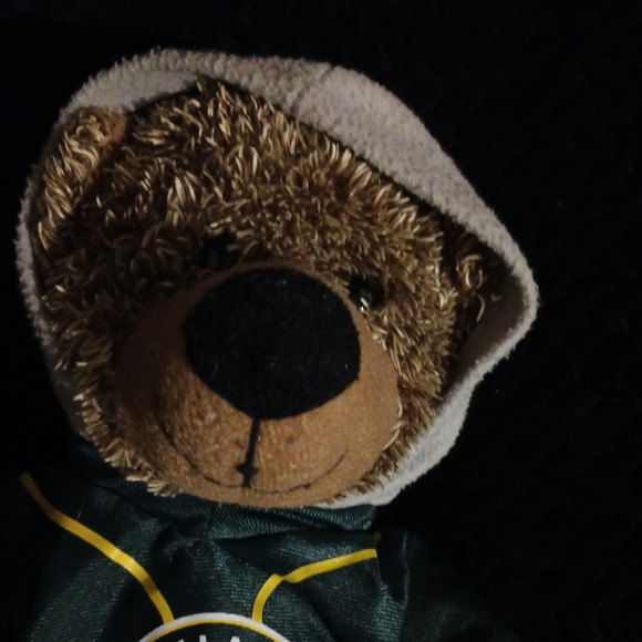 Oakland A's Athletics Baseball Teddy Bear Game Souvenir Jersey Hoodie MLB 18" - Picture 3 of 15